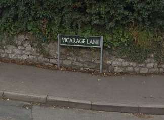 Vicarage Lane, East Farleigh. Pic: Google