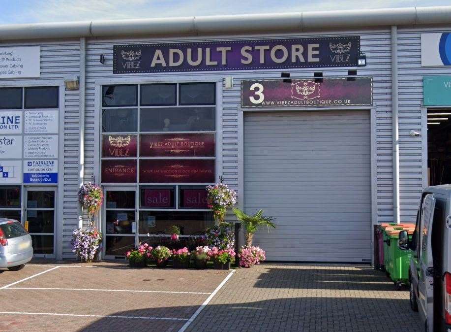 VIBEZ Adult Boutique in Aylesford. Picture: Google Maps