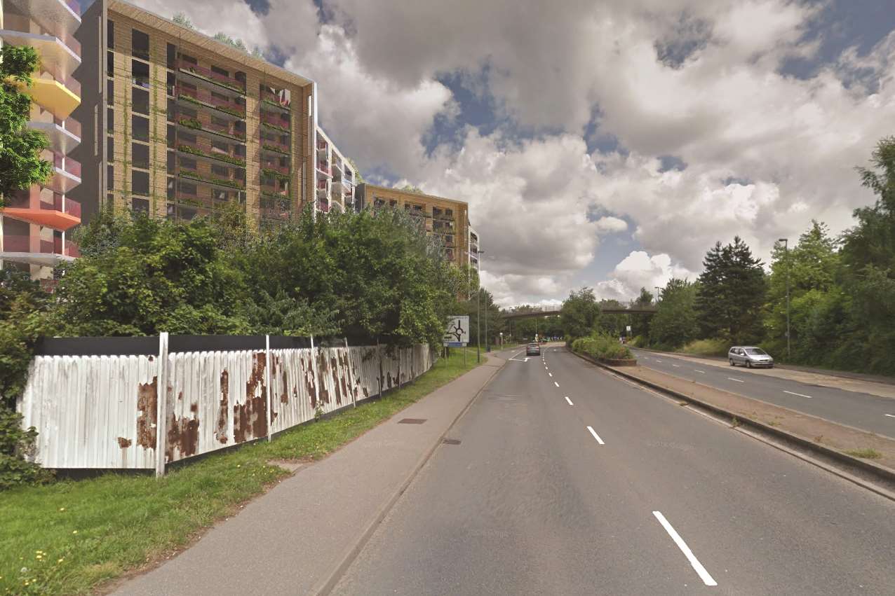 What the flats on Royal Engineers Road might look like. Image by KM Graphics