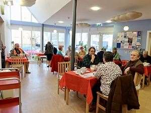 Golf Road Community Centre cafe, where a new public living room will be held from February. All pictures: Camerados