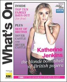 Katherine Jenkins is this week's What's On cover star