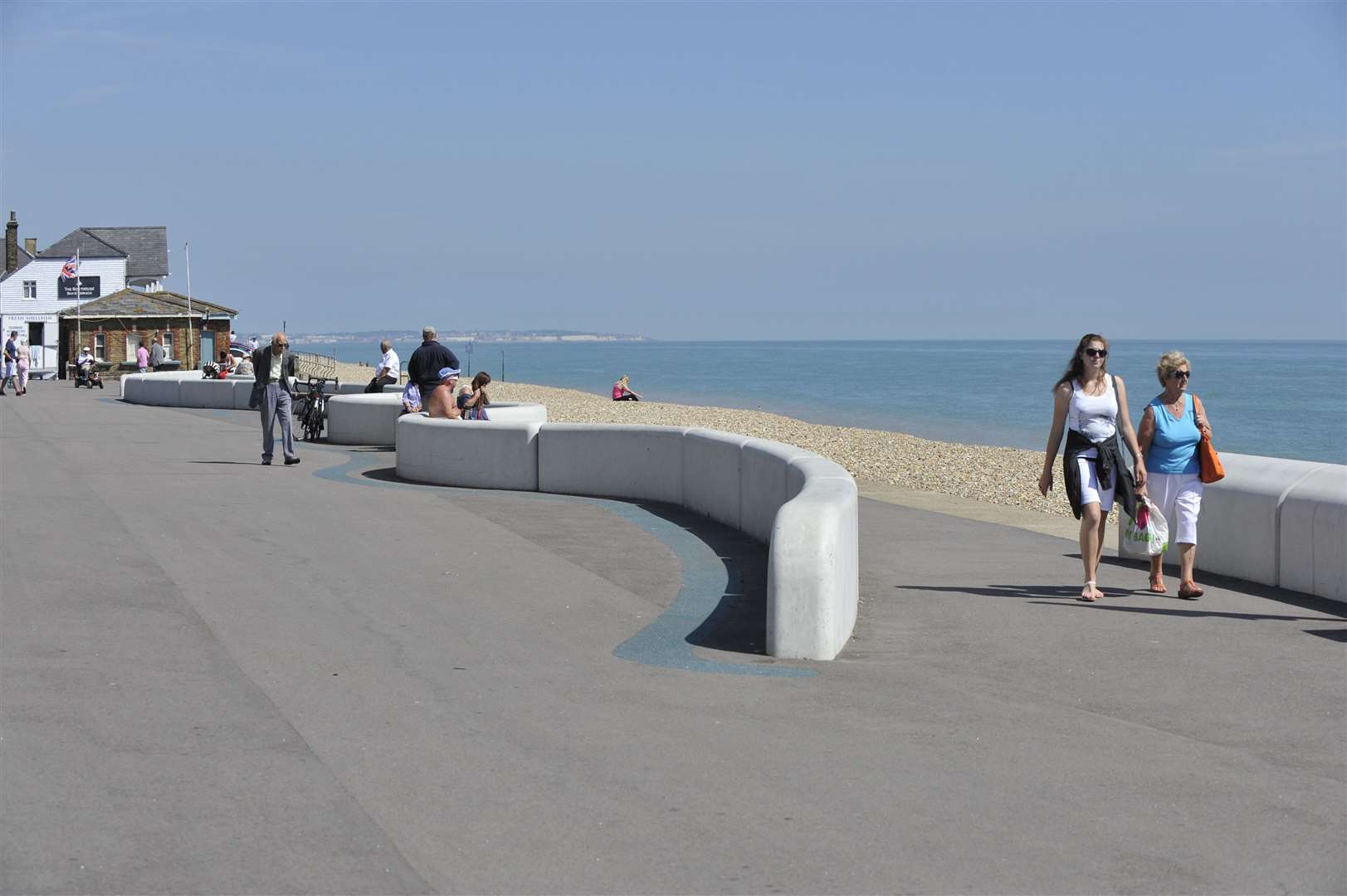 Deal seafront, pictured on a sunny summer's day in 2014