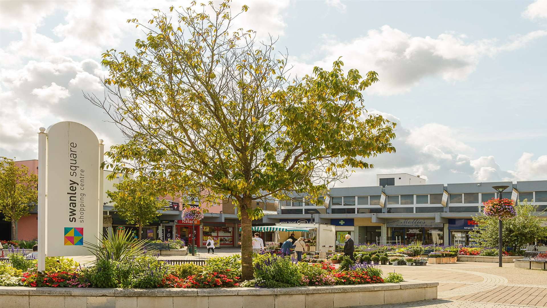 View of Swanley Square Shopping Centre