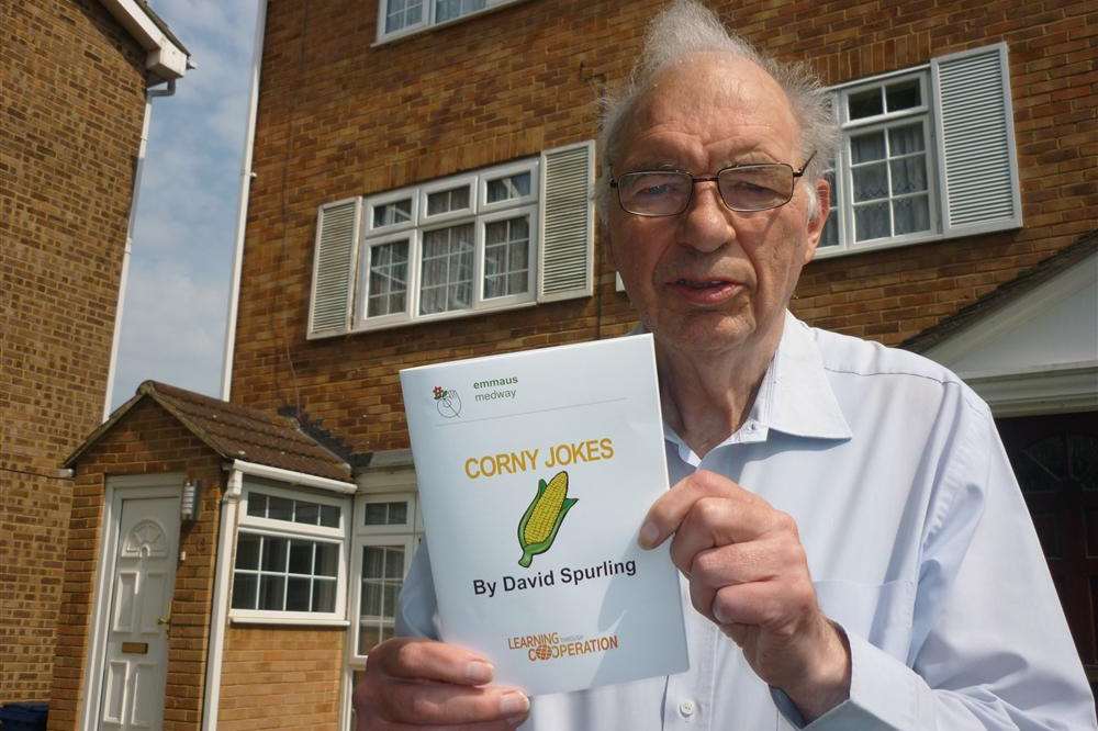 David Spurling has released a "corny" joke book for charity