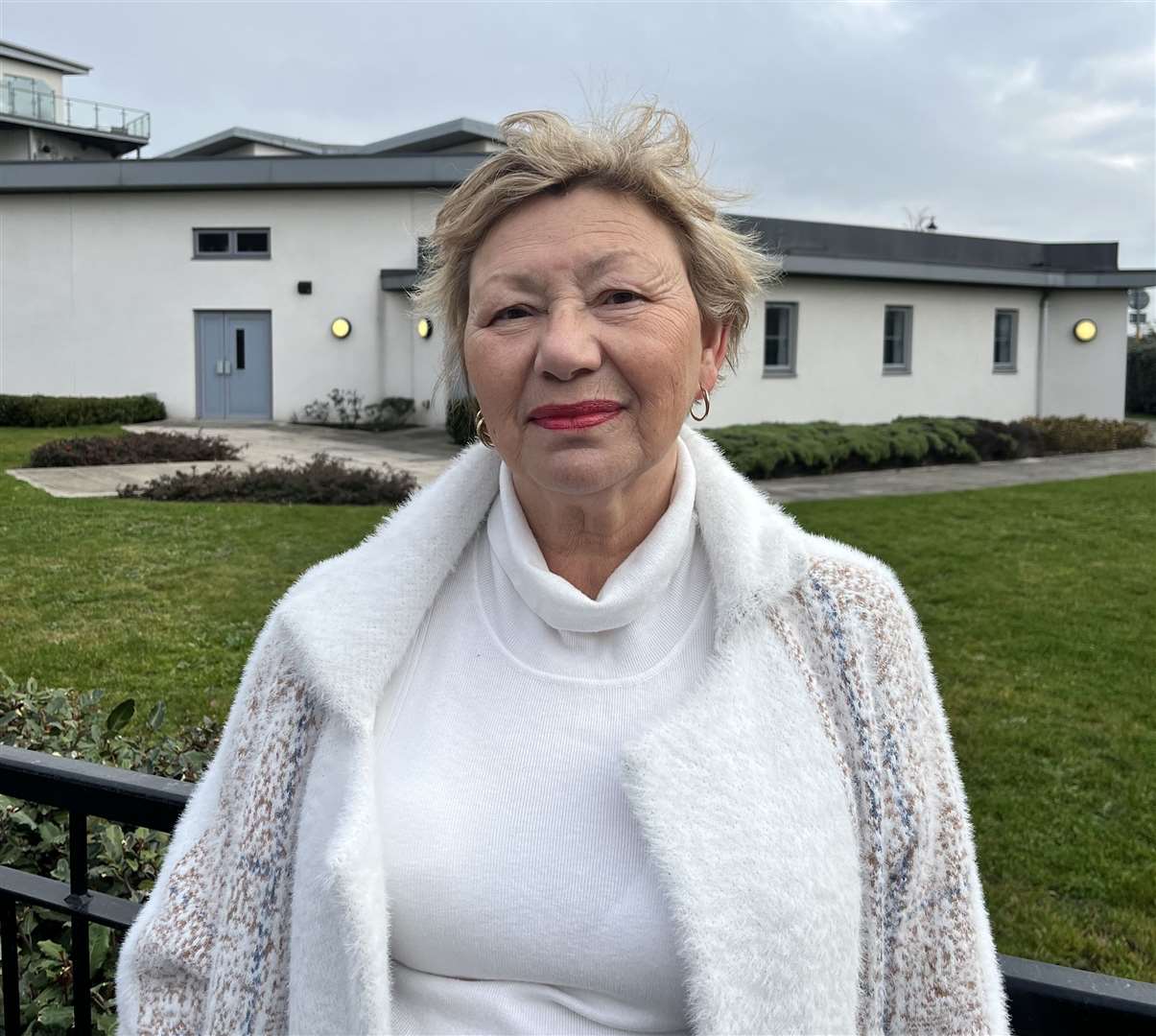 Ingress Park resident Cally Gale is keen to see the community centre opened as soon as possible
