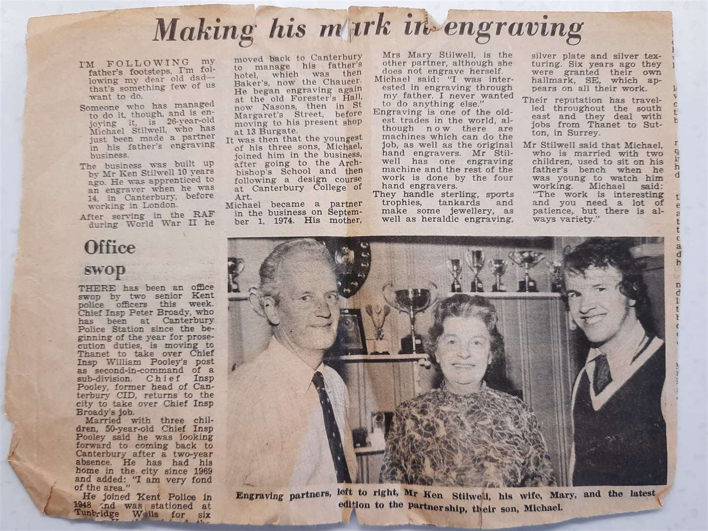 Ken and Mary Stilwell welcomed son Mike into the business in the early 90s