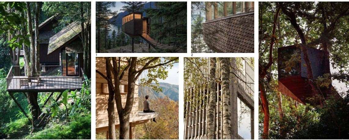 Images included in the design and access statement for the retreat show how one of the cabins, to be known as the 'Lockout', could look. Picture: FHDC planning portal/design and access statement/Taylor Hare Architects
