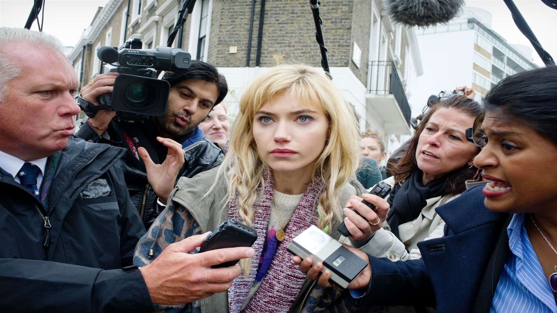 Imogen Poots as Jess Crichton in A Long Way Down. Picture: PA Photo/Lionsgate