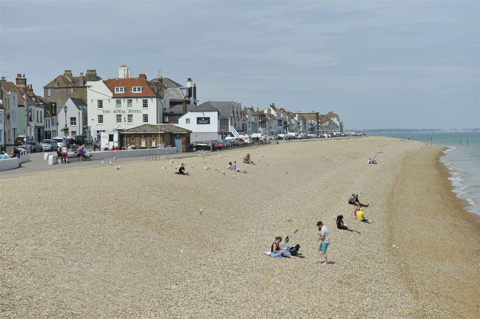 Deal's pebbled beach is deemed a pro by the journalist, while its high number of charity is said to be a con. Picture: Tony Flashman