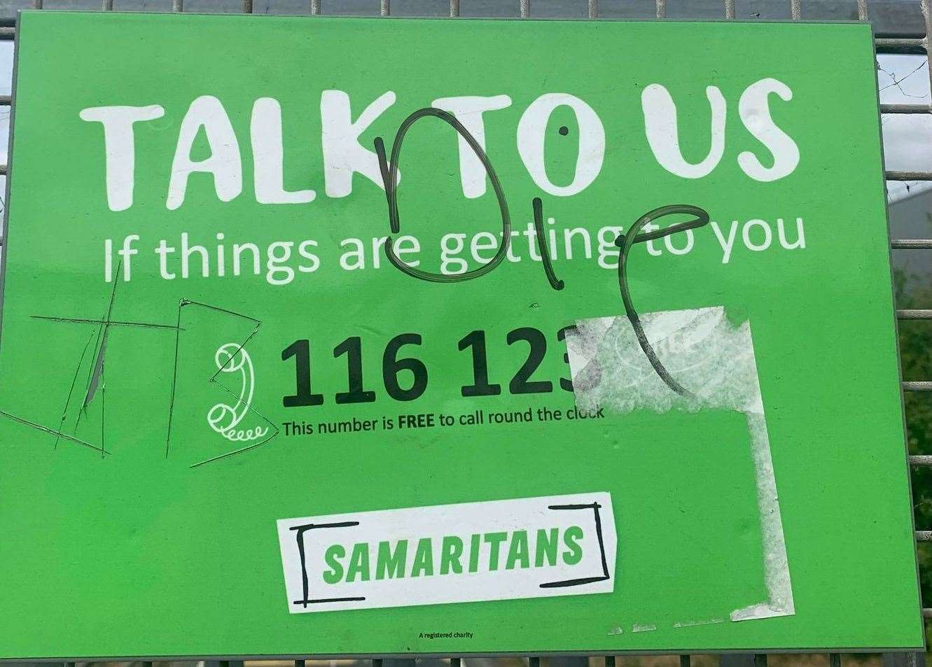 The Samaritans offer support to those in emotional distress