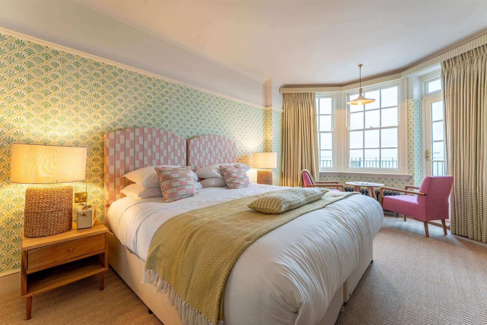 One of the newly refurbished rooms at The Royal Albion Hotel in Broadstairs. Picture: Shepherd Neame