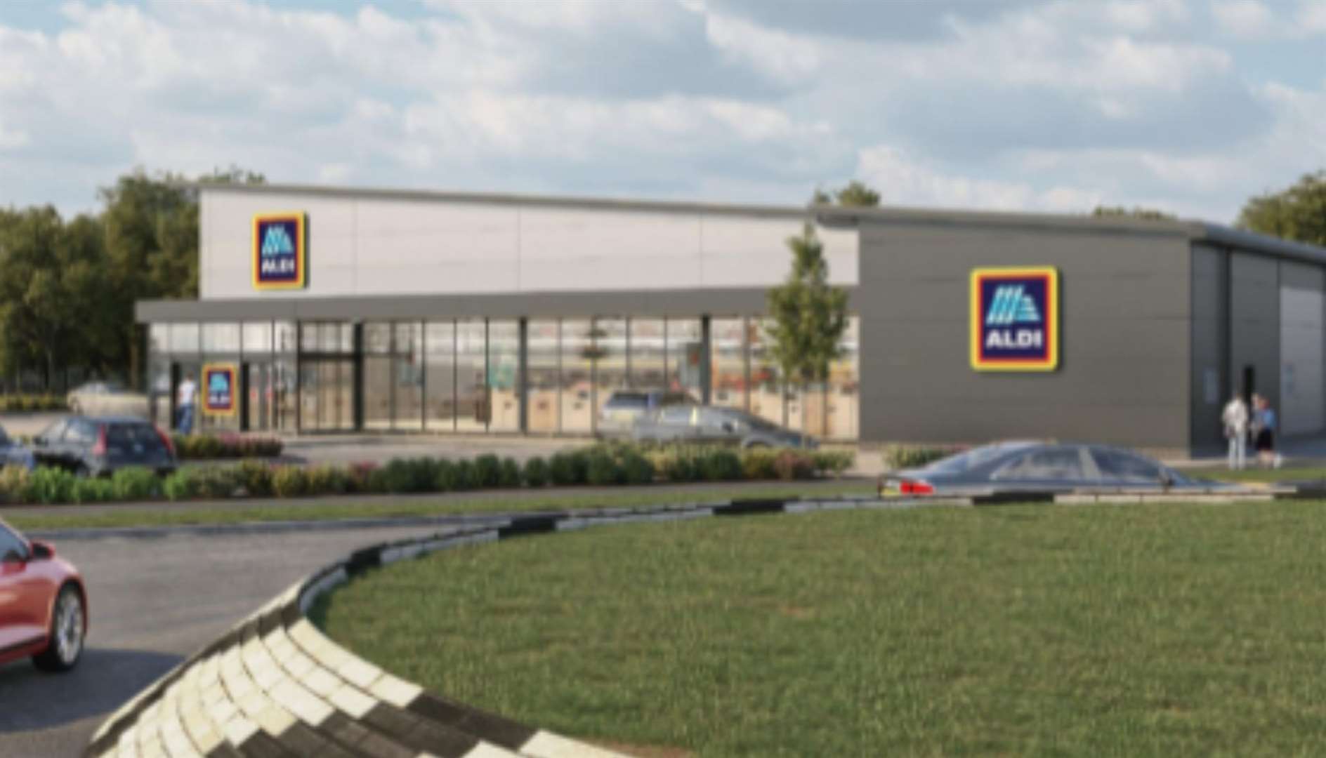 CGIs of how the store could look. Picture: The Harris Partinership/Aldi