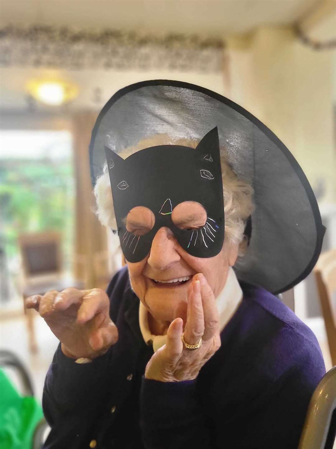Blanche Eldridge, from Bean, dressed up for Halloween last year. She has a great sense of fun. (62369262)