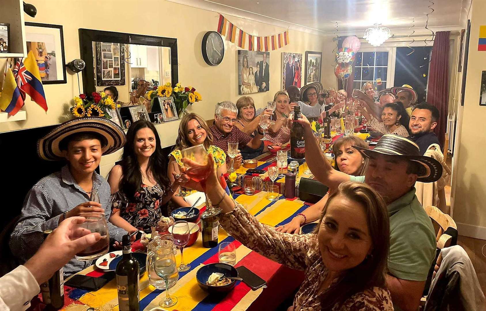 The mum-of-two holds dinner parties for 22 strangers every month