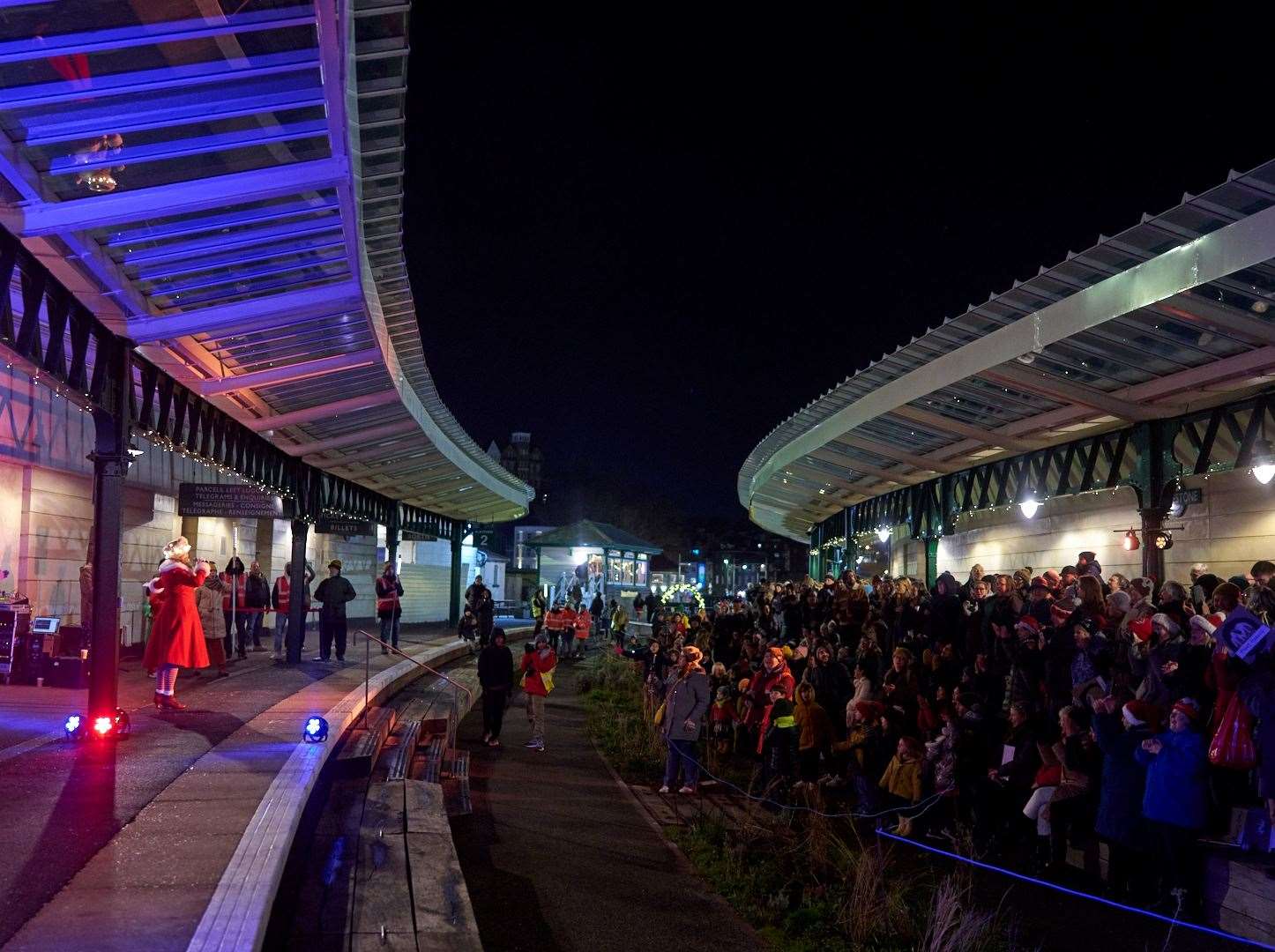 The former station in Folkestone, which now hosts events, has been awarded the best overall entry at the 2023 National Railway Heritage Awards. Picture: FHSDC