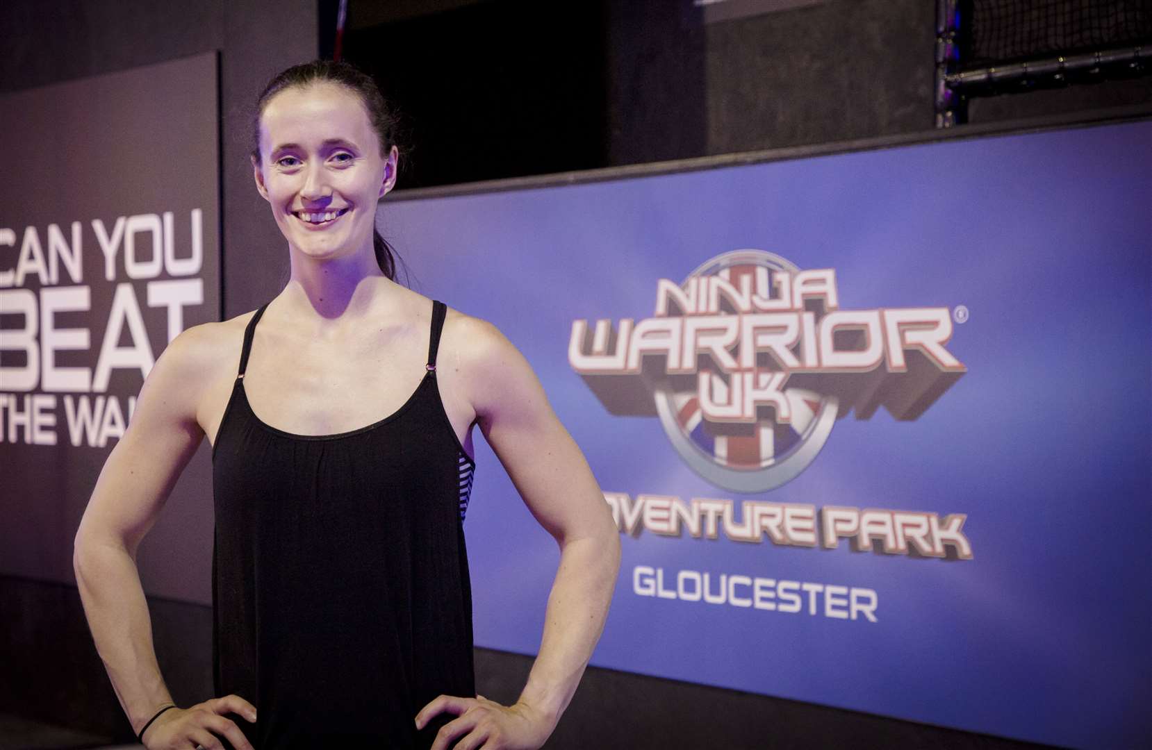Beth Lodge on Ninja Warrior. Picture: ITV