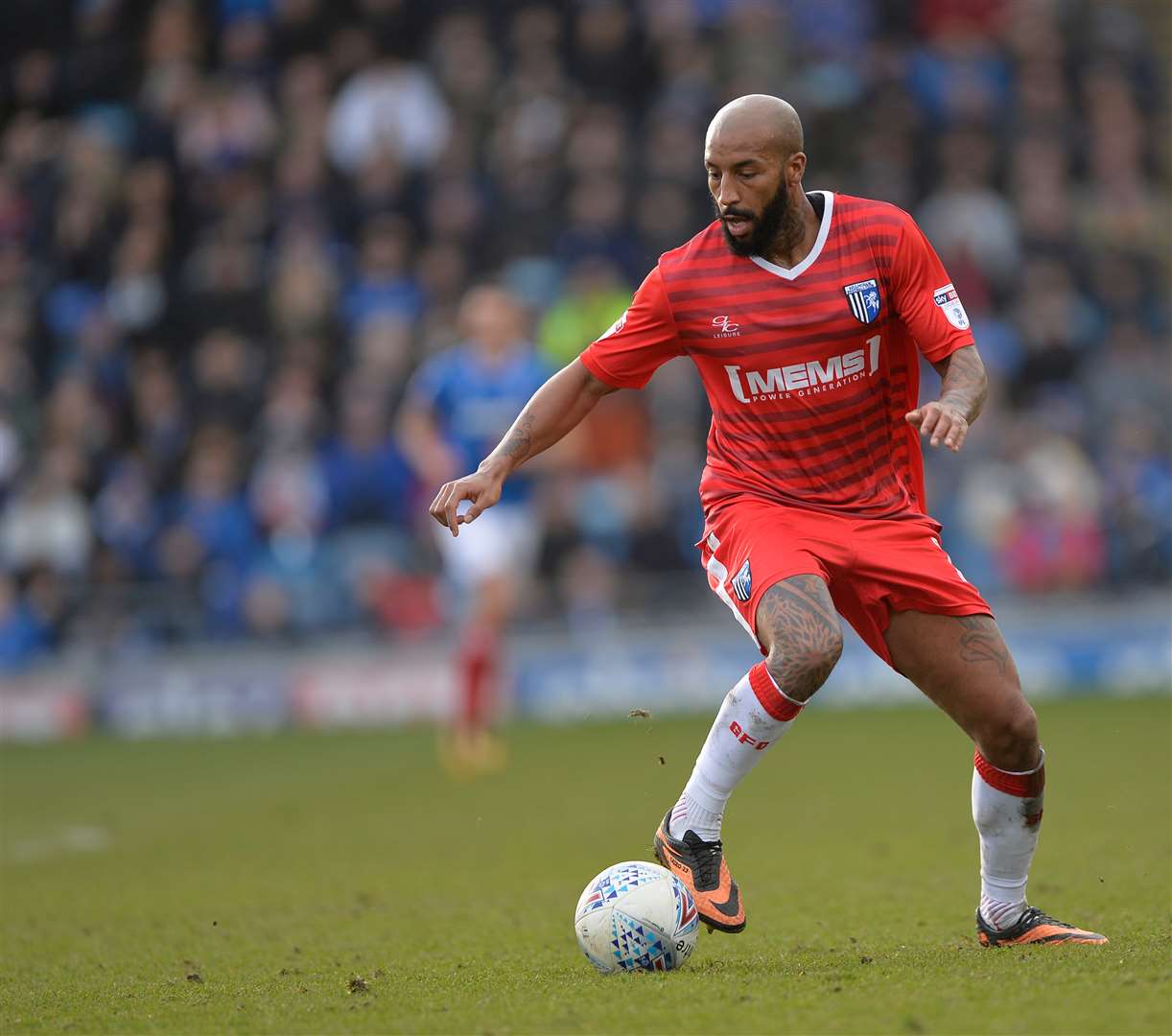 Gillingham's Josh Parker against Portsmouth Picture: Ady Kerry