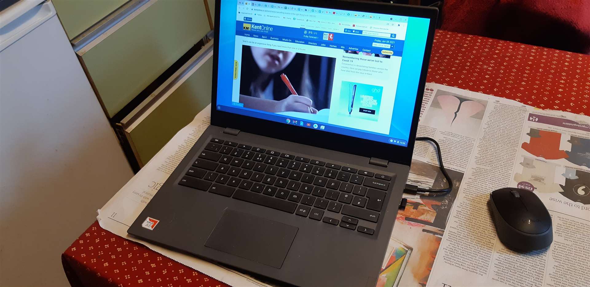 More laptops are being provided for pupils to learn at home