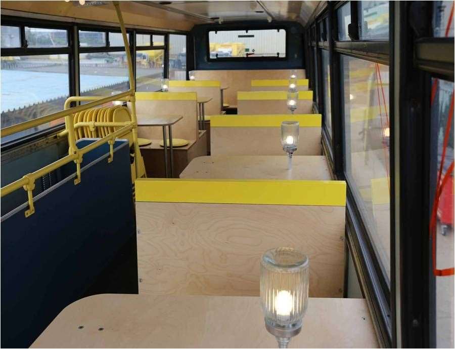 How a community cafe might look upstairs on the Sheppey Shuttle