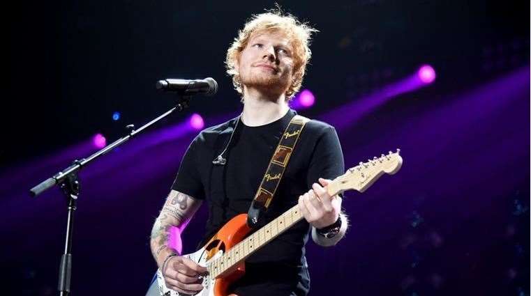 Ed Sheeran performed on the New Year's Eve show last year. Picture: Williams Mata