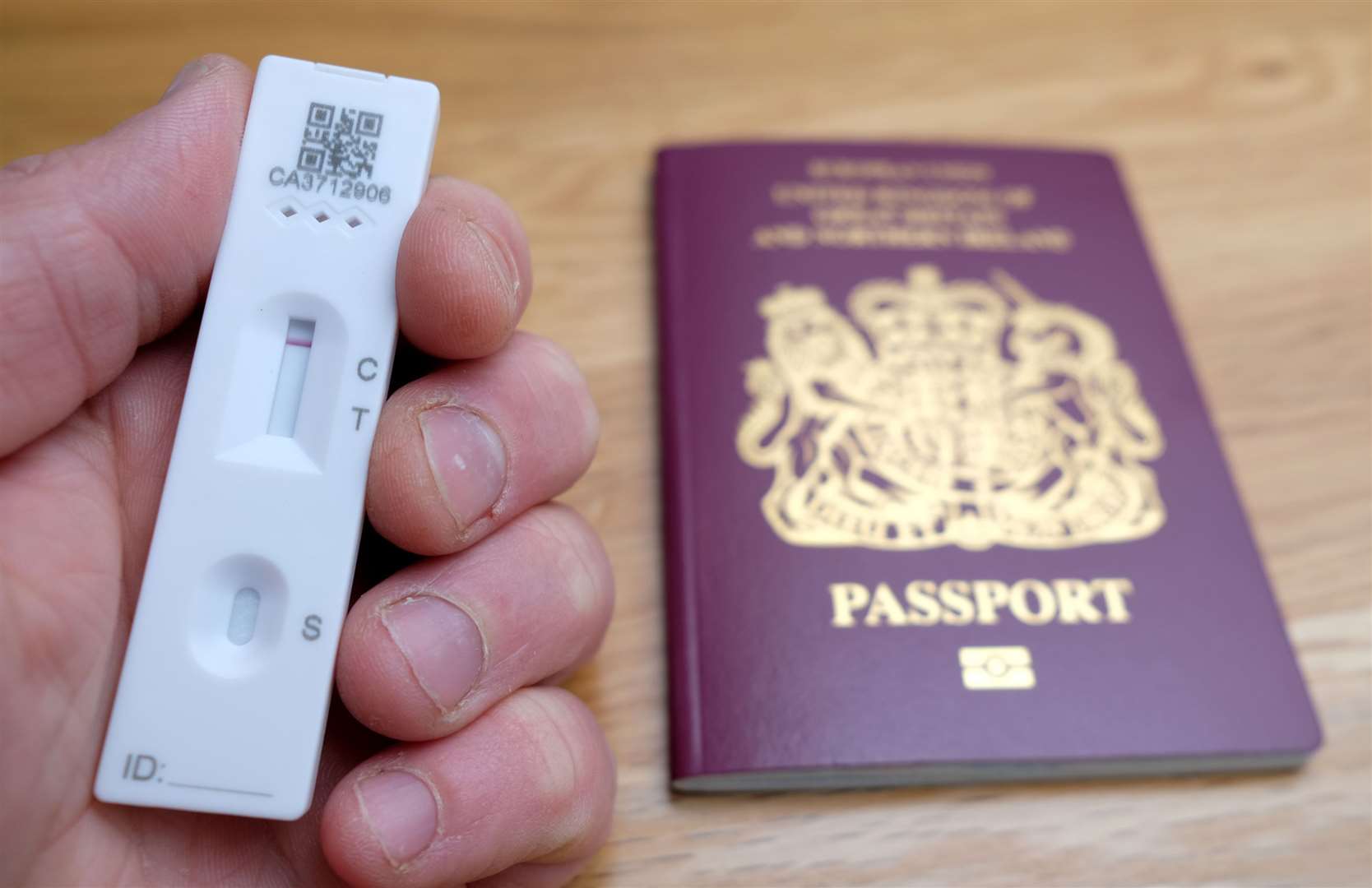 Travellers arriving in England must take a pre-departure test (Andrew Matthews/PA)