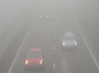 Drivers are warned to take extra care in the fog