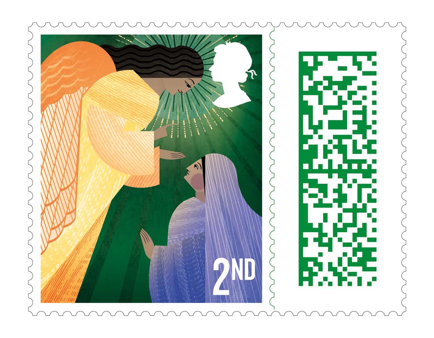 They are the last Christmas stamps to feature the Queen's silhouette