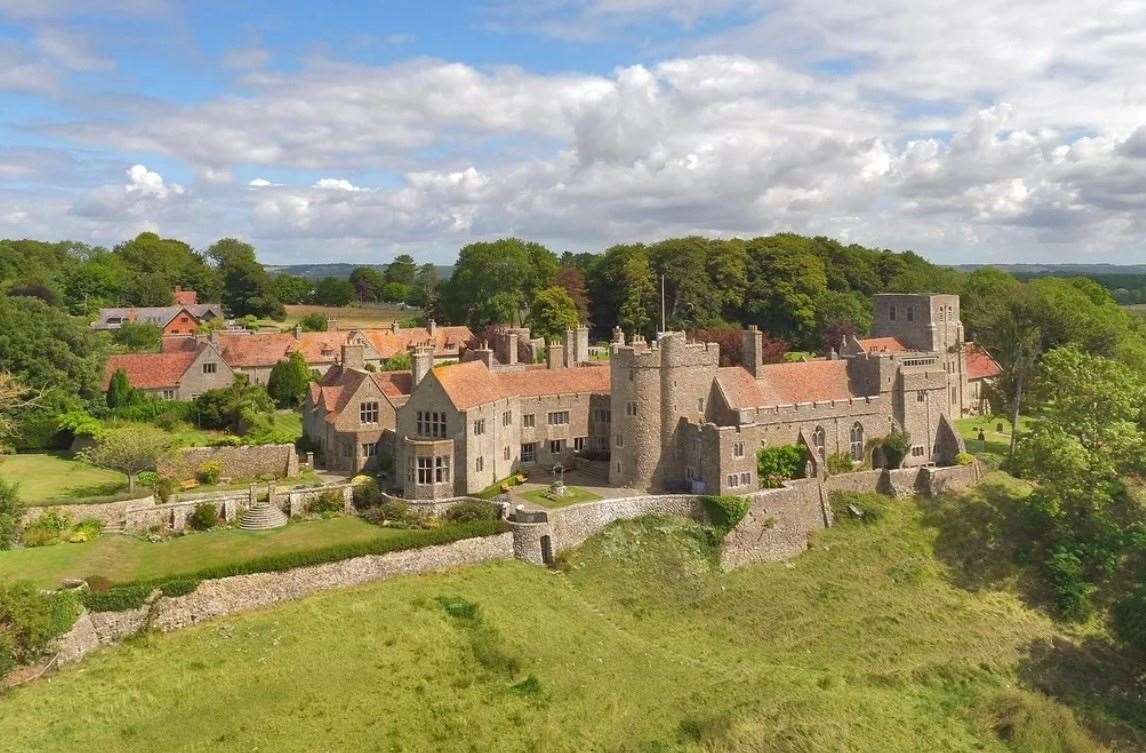Lympne Castle was put on the market for £11 million in 2021. Picture: Savills