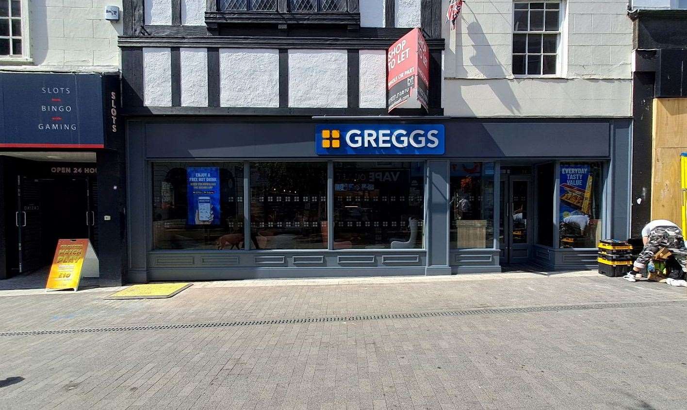 Greggs opened its third Maistone store in Week Street, creating 12 jobs in the process