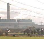 Kingsnorth Power Station was shut down after a fire in a switch room on Sunday