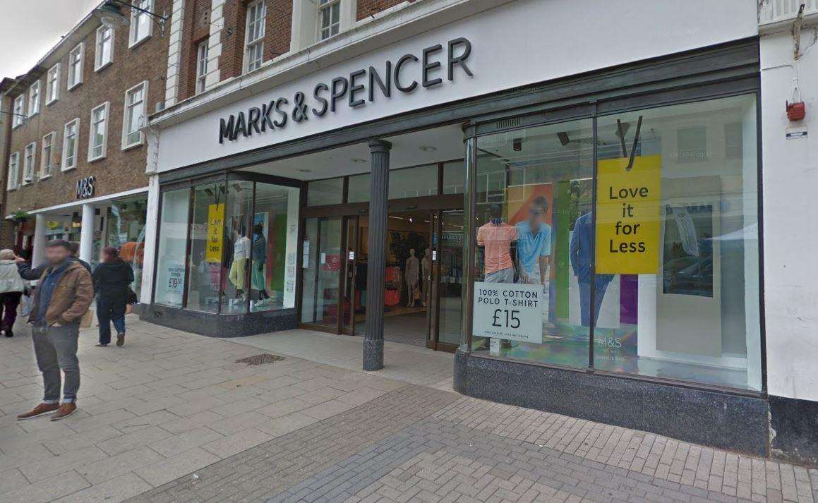 Marks and Spencers in Canterbury. Credit: Google Maps (6023548)