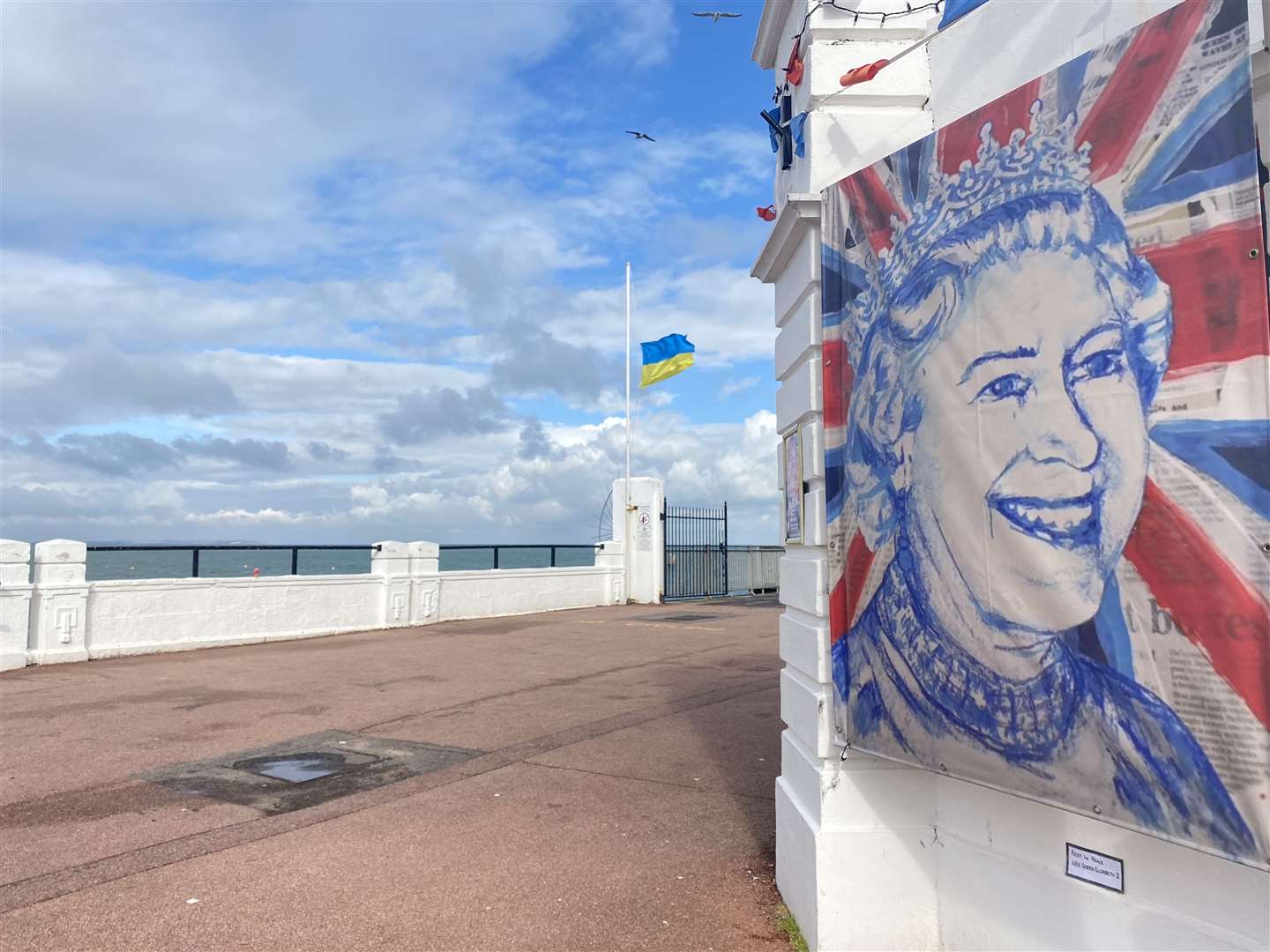 Residents across the county are paying tribute to the Queen