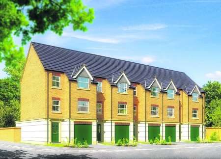 Queen's Square artists' impression, from Bryant Homes