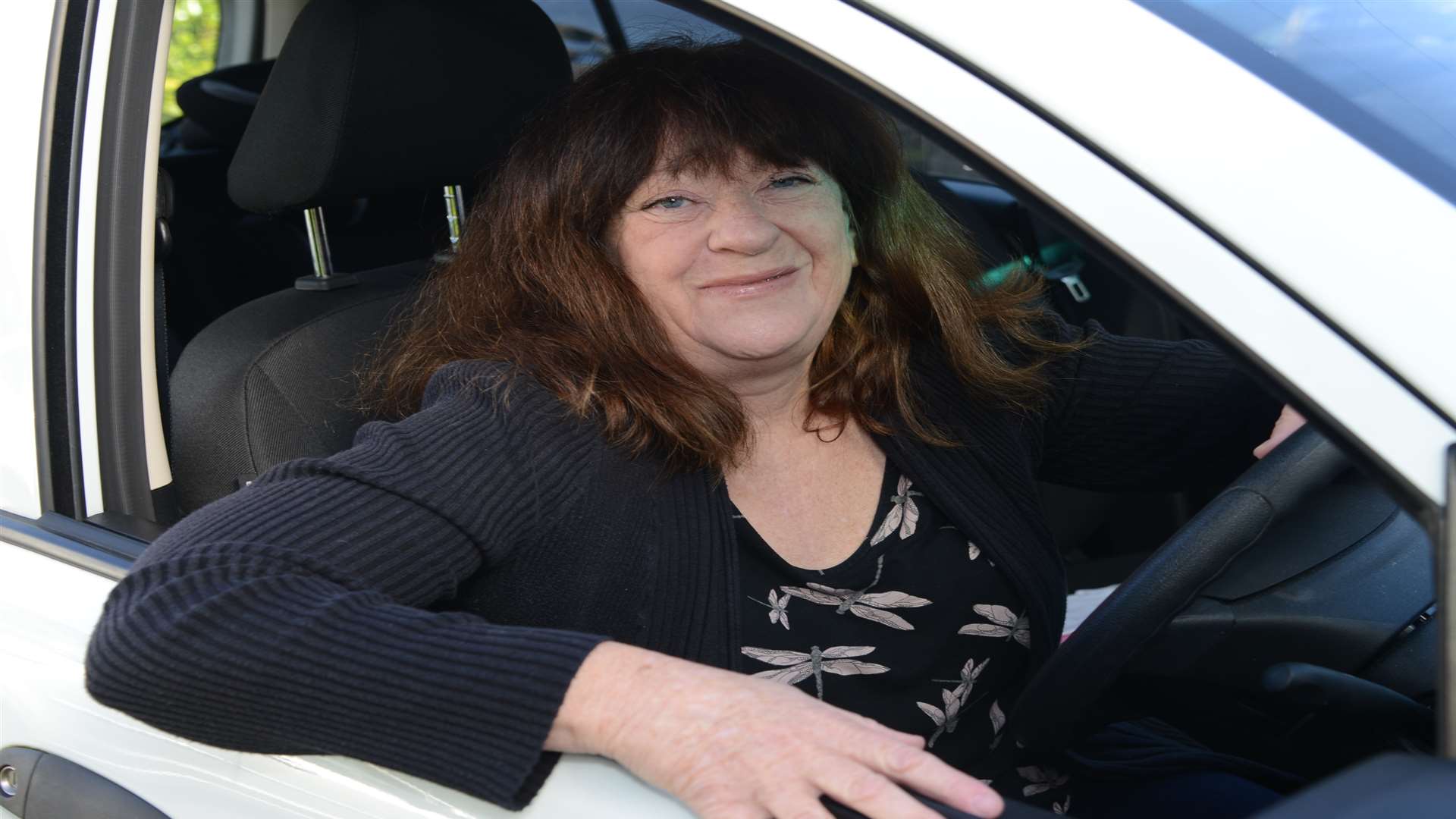Anne Chapman, who drove on the motorway for the first time as one of her 60 at 60 challenges. Picture: Gary Browne