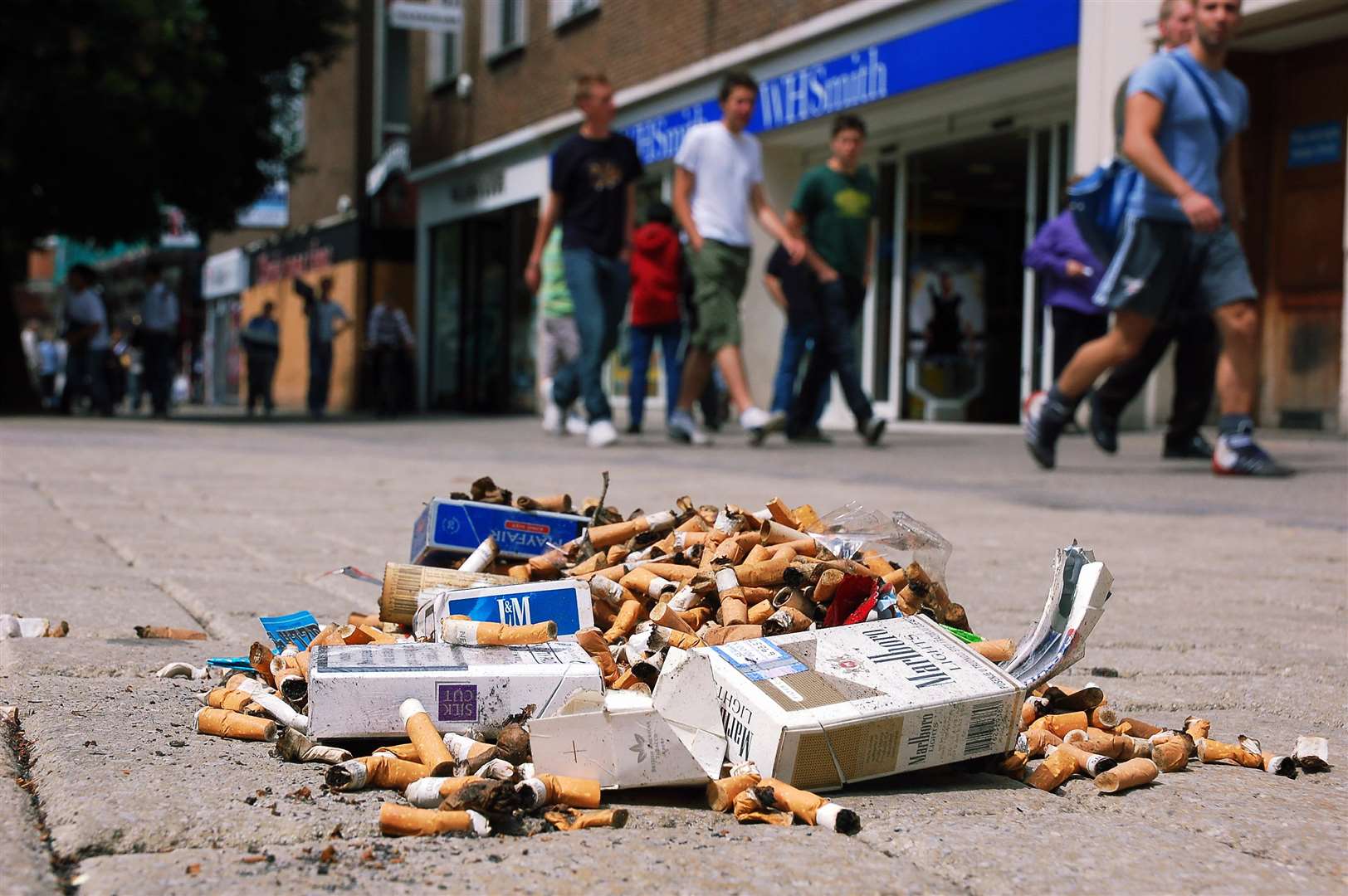 The council is clamping down on cigarette dumpers