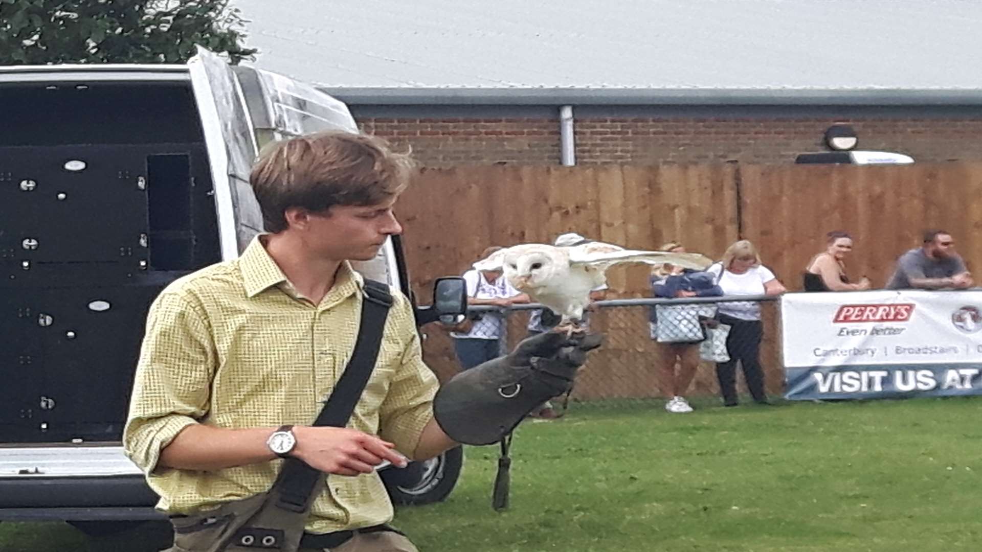 Darwin the owl delighted visitors at the Kent County Show
