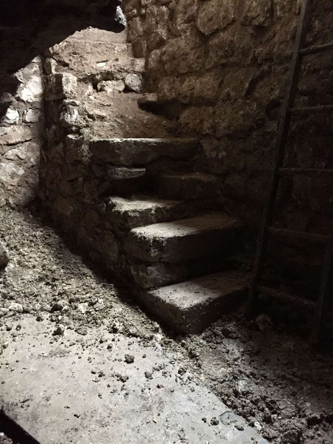 Archaeologists uncovered a secret passage at Rochester Castle