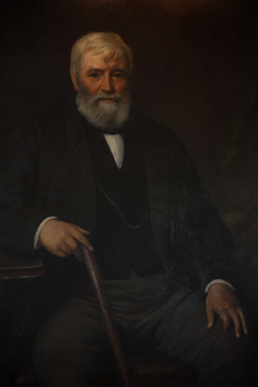 The portrait of George Smeed in the council chamber in Swale House