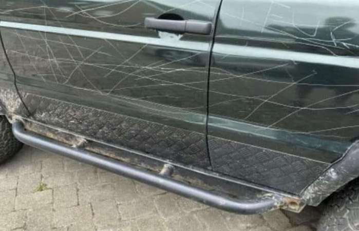 Keith Larking's car was targeted by thugs in Minster, Sheppey. Picture: Keith Larking