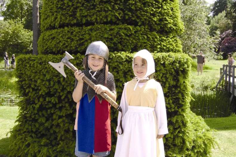 Knights and Princesses can learn receive medieval training at Hever Castle this summer