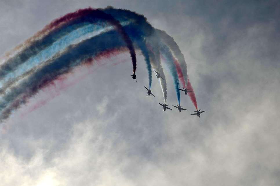 Red Arrows opened the show at Folkestone on June 7