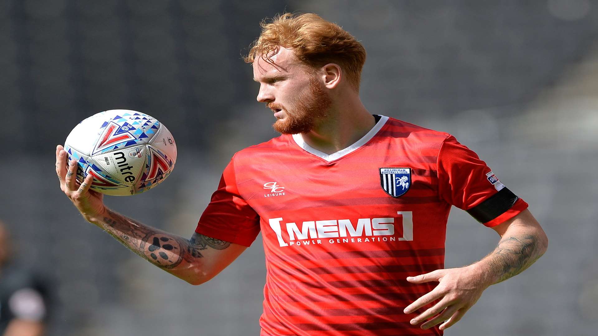 Gillingham’s Connor Ogilvie. Picture: Ady Kerry