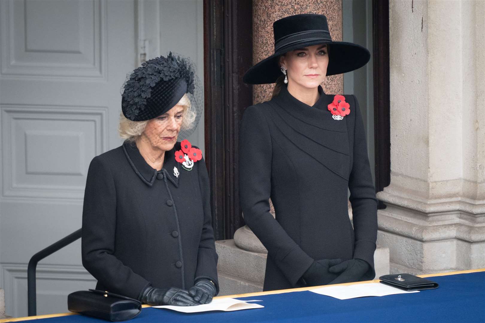 The Queen Consort (left) and the Princess of Wales (Stefan Rousseau/PA)