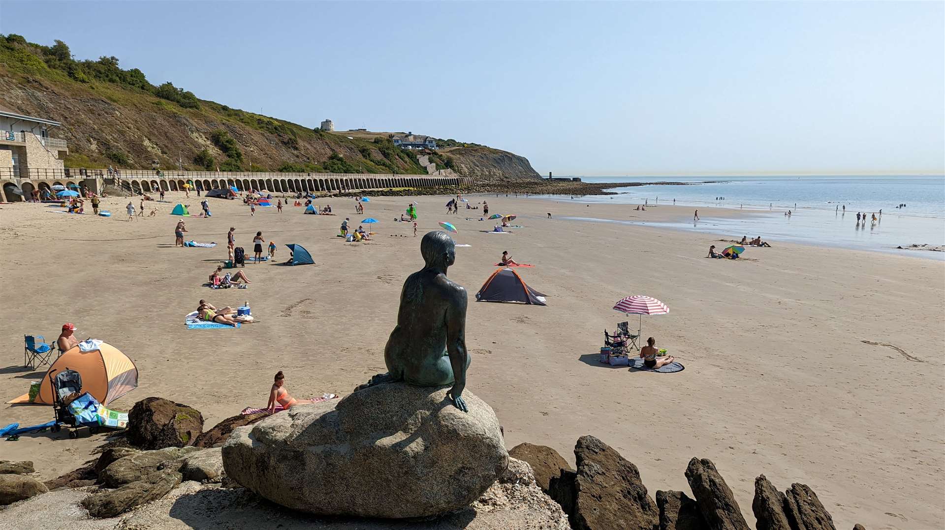 Bathing water in Folkestone has been impacted by the storm sewage release