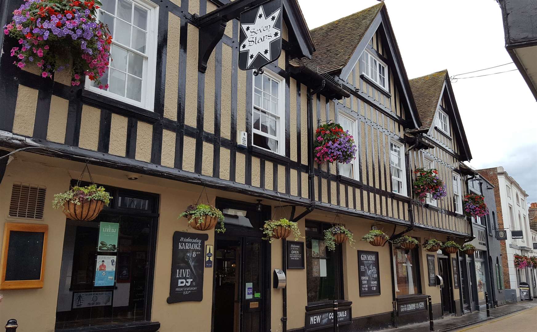 The Seven Stars pub in Sun Street, Canterbury