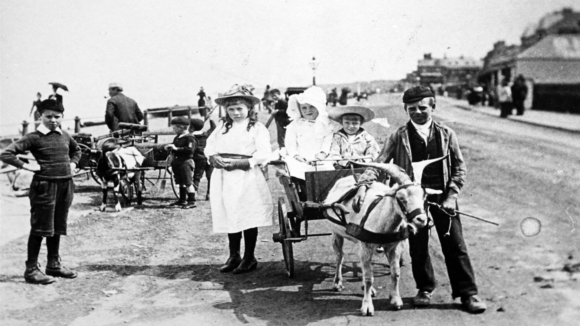 Pictures from Life along the Kent Coast at the Kent History and Library Centre: Children at Herne Bay