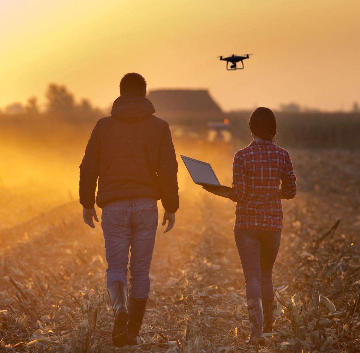 Using new technology such as drones is part of a modern horticulturalists' arsenal