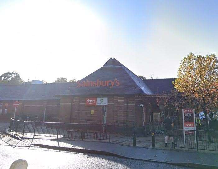 Fogel targeted Sainsbury’s in Tunbridge Wells. Picture: Google Street View