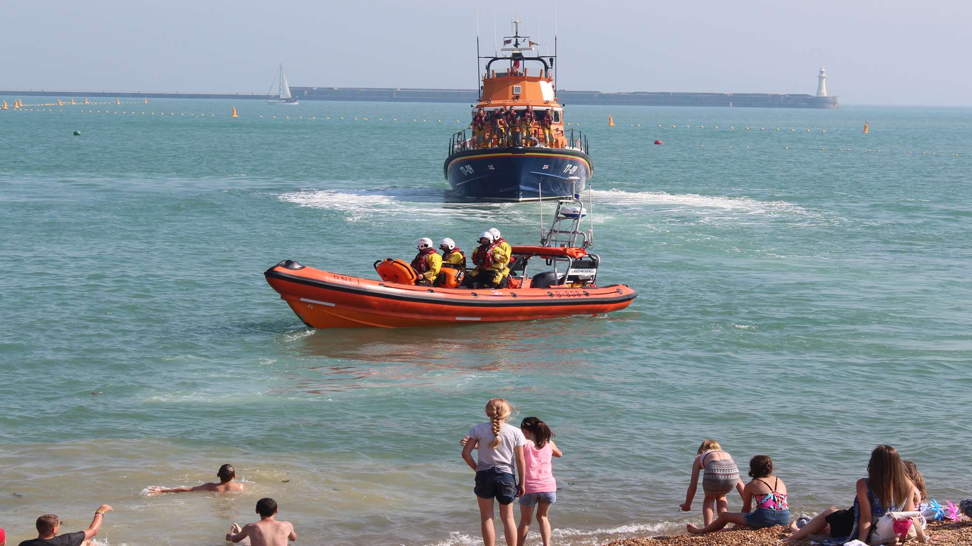 The RNLI display at the Dover regatta. Picture courtesy of the Port of Dover
