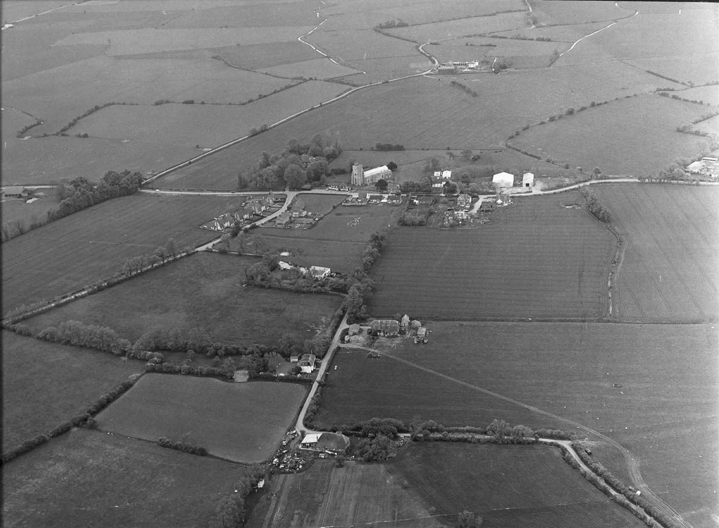 Ivychurch from above in 1968